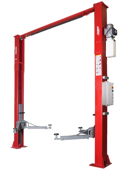 U-T40EB arch type clear floor 4t capacity two post vehicle lift