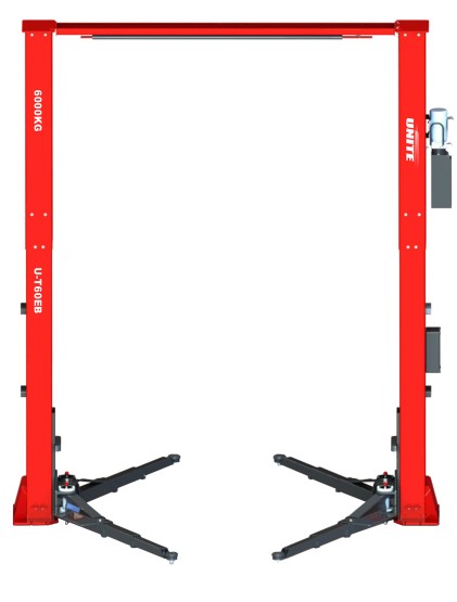 U-T60EB arch type clear floor 6t capacity two post vehicle lift
