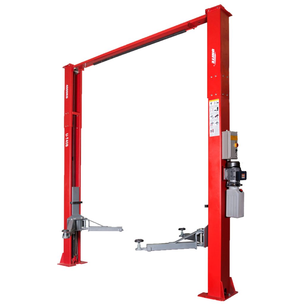 U-T40B Arch Type Clear Floor 4t Capacity Two Post Vehicle Lift