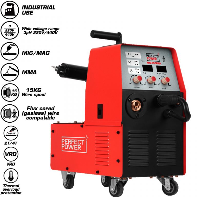 MIG250PRO MIG MAG IGBT Inverter Welding Machine Automotive Equipment
