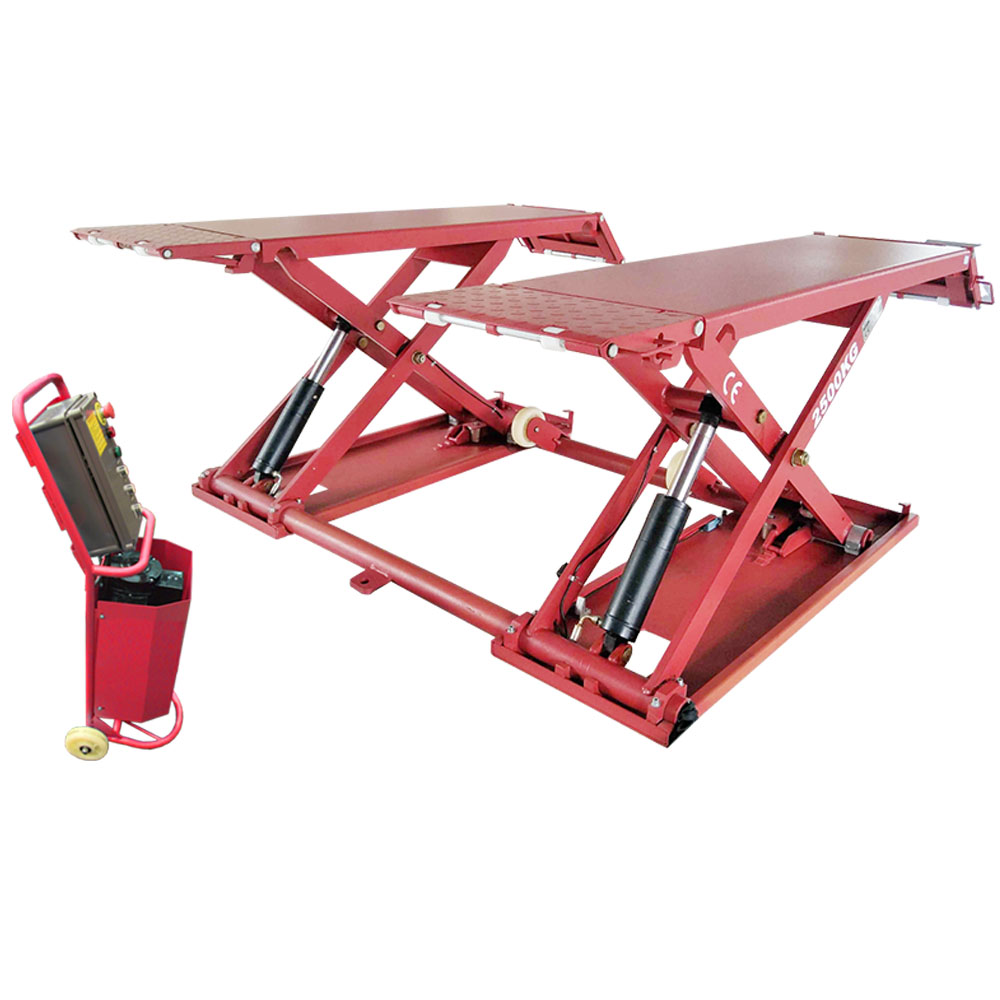 3.0 T Capacity U-Z30M Mobile Mid-Rise Scissor Lift,Safety valve for anti-explosion of hydraulic system.