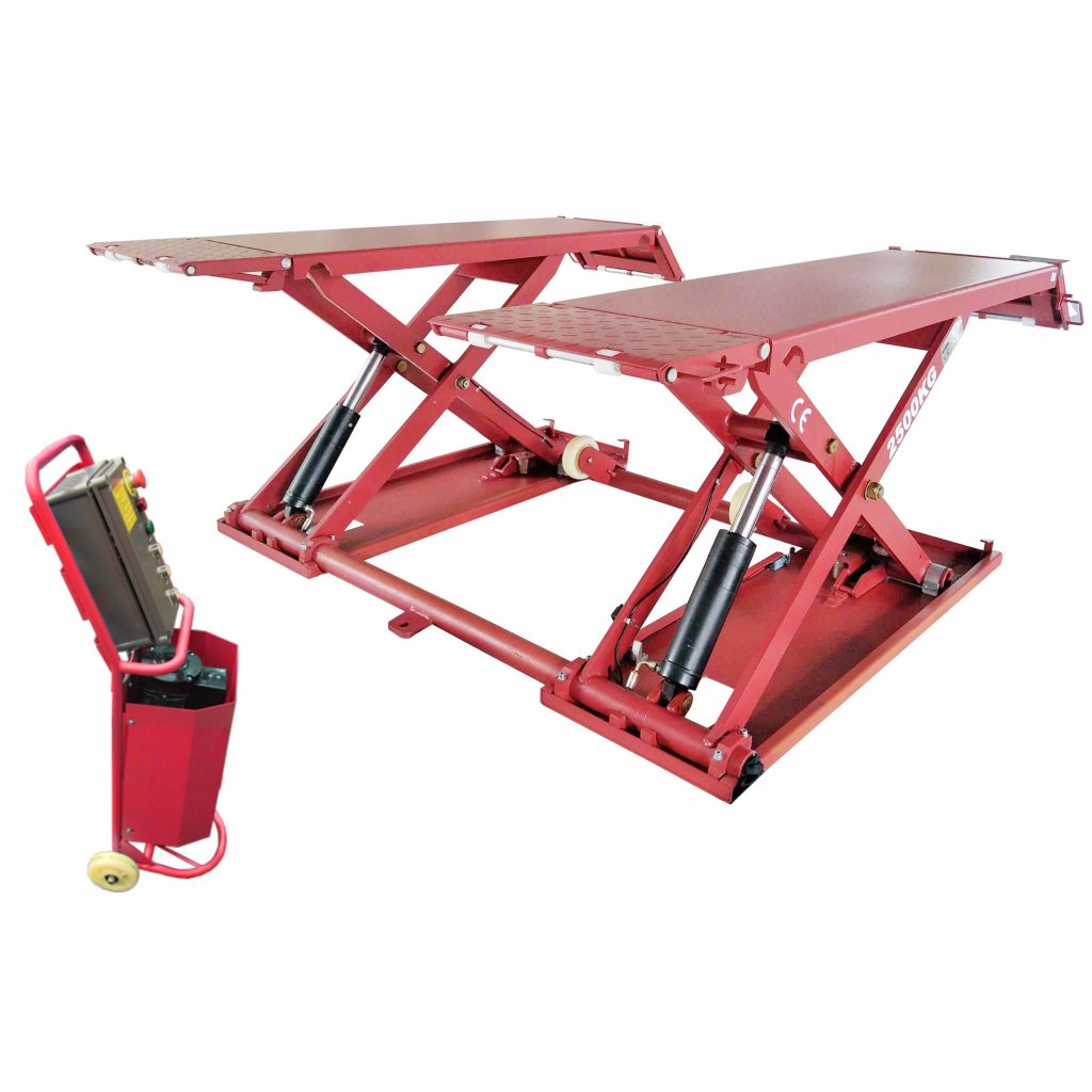 2.5 T Capacity U-Z25M Mobile Mid-Rise Scissor Lift